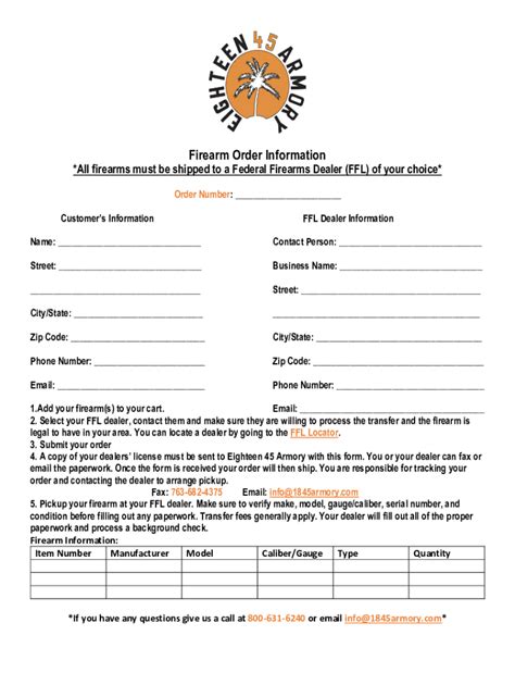 FFL License Application Form 的图像结果