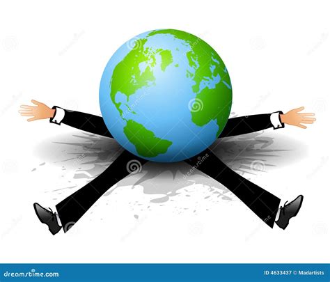 The Day the Weight of the World Killed Paul Stock Illustration ...