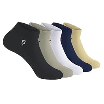 FOOTPRINTS Organic Cotton and Bamboo Ankle Socks - Unisex- Pack of 5 ...