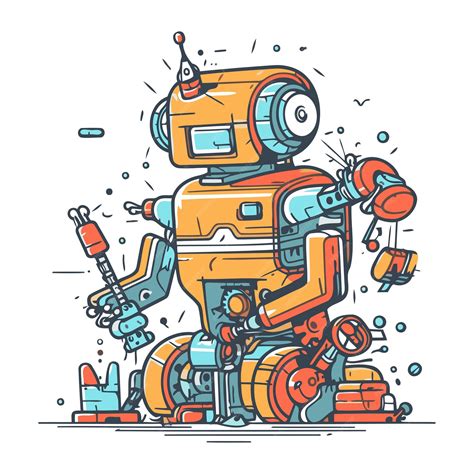 Cute Robot Vector 的图像结果