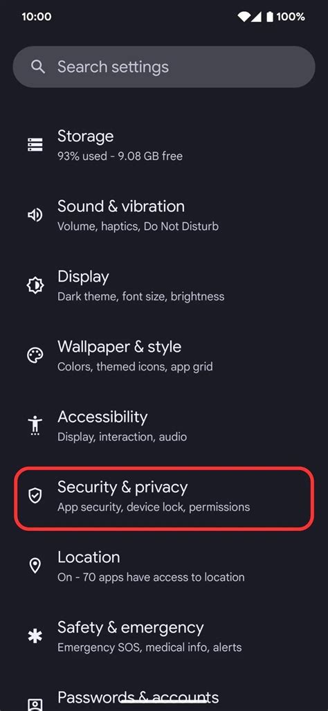 Android Turn This Off Setting Privacy 的图像结果