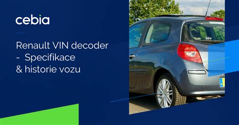 Image result for Renault VIN Decoder