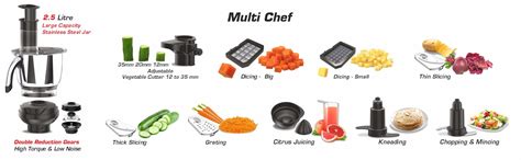 Buy Vidiem Tusker ADC 750W Mixer Grinder with 5 Jars & Multi Chef ...