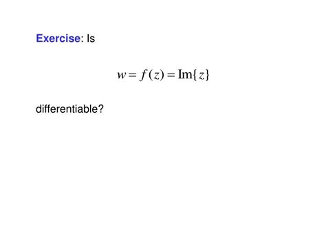 Image result for Complex Variables Exercise