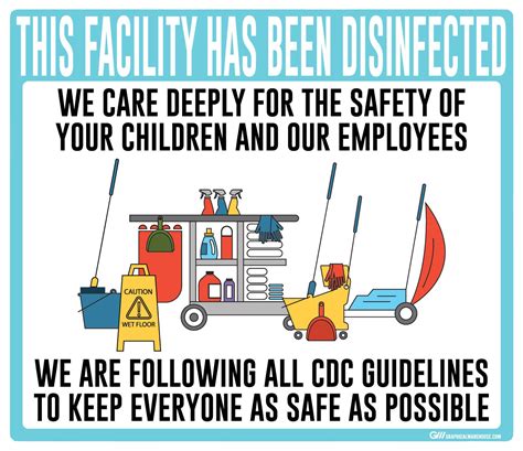 "Facility Disinfected for the Safety of your Children" Version 2- Adhe ...