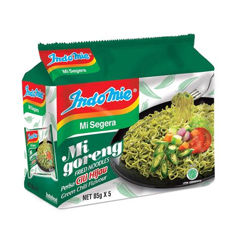 Buy Indomie, Instant Flavour Total 10 packs x 85g, Green Chilli Fried ...
