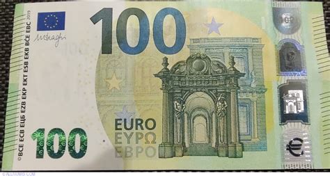 100 Euro 2019 - R, 2019 Issue - 100 Euro (Signature Mario Draghi ...