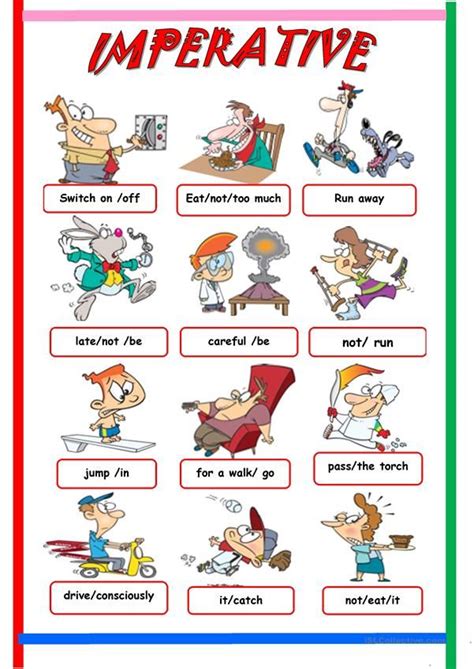 Image result for Imperative Sentences Exercises