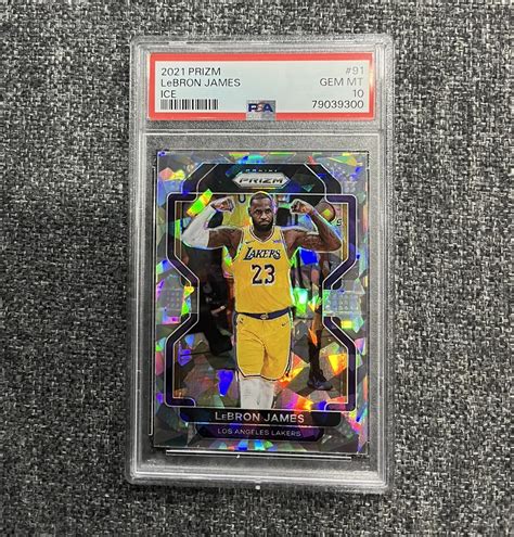 LeBron James 2021 Prizm #91 Ice Price Guide - Sports Card Investor