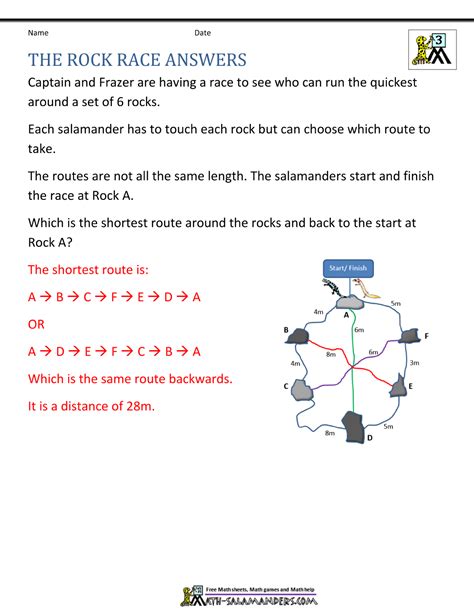Image result for 3rd Grade Math Challenge Problems