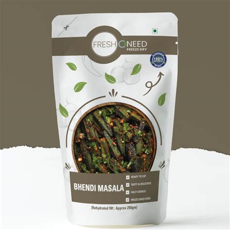 Bhendi Masala | Authentic Ready-to-Eat Freeze-Dried Indian Curry ...