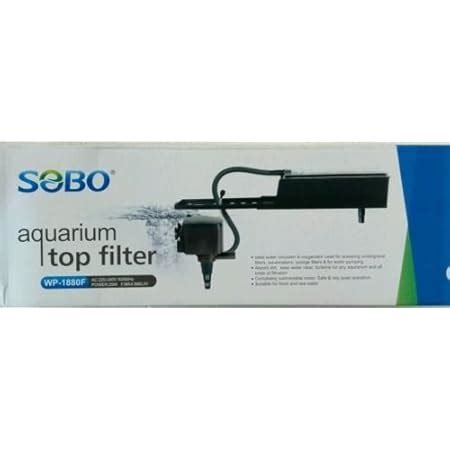 Sobo WP-1880F Top Filter : Amazon.in: Pet Supplies