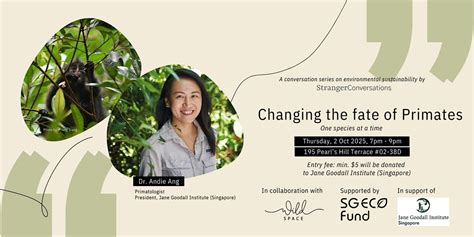 Changing the fate of Primates - One species at a time, 195 Pearl's Hill ...