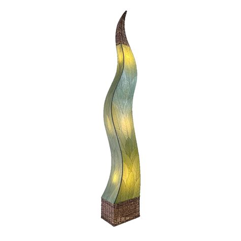 Flame Giant Floor Lamp Green | Om Gallery
