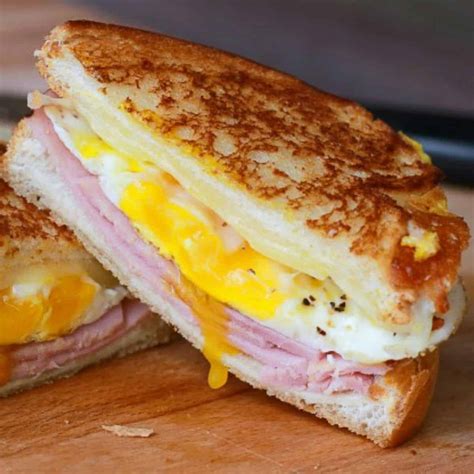 Ham Egg And Cheese Sandwich Ham, Egg, And Cheese Sandwich Breakfast