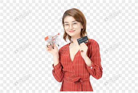 女性刷卡消费元素素材下载-正版素材401309889-摄图网