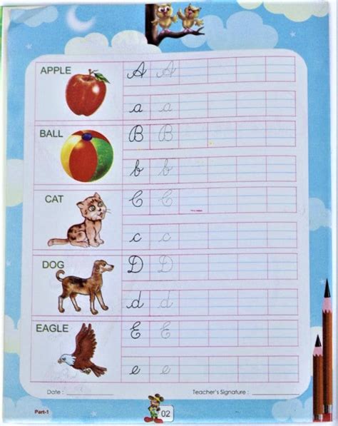 Cursive Writing Book 1 - Capital Letters, Small Letters, Joining Lette ...
