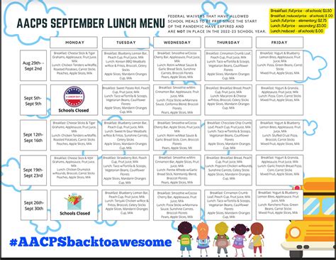 Fun Lunch Menus at Isaac Oppen blog