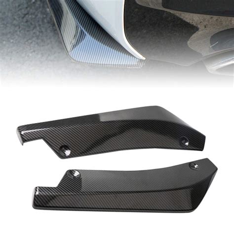 Buy idain 2Pcs Car Universal Rear Bumper Lip Diffuser Splitter Canard ...