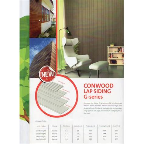 Jual Conwood Lap Siding 8" G1 (200x3050x11mm) - Kota Pontianak ...