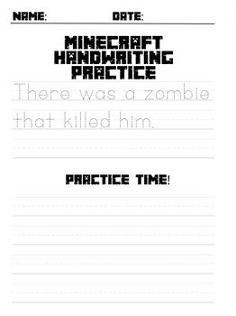 Image result for Minecraft Language Writing