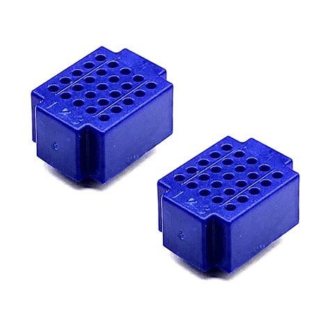 Ultra Mini Breadboard XF-25 Breadboard - Blue (Pack – REES52