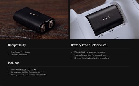 Amazon.com: 8Bitdo Battery Pack for Dual Charging Dock, Compatible with ...