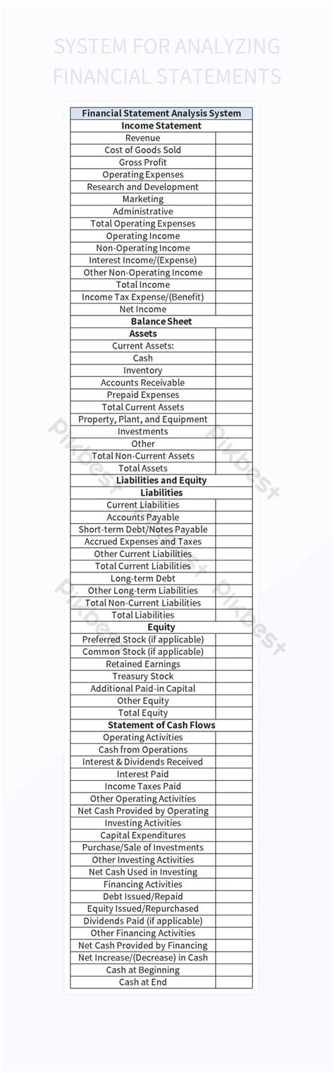 Image result for Financial Statement Analysis Excel