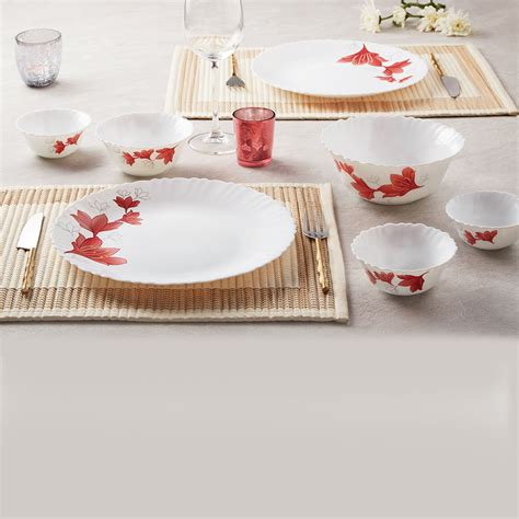 Buy Ruby Dinner Set 12 pc Set: Serves 4 at Best Price Online in India ...