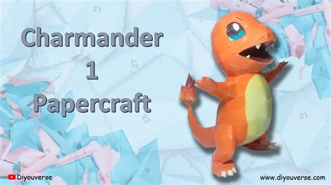 Charmander 1 Papercraft - DIYOUVERSE