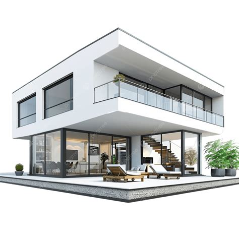 Modern House Exterior And Interior Design With Open Floor Plan, Modern House, Exterior, Interior ...