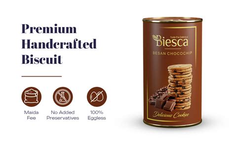 Biesca Besan Chocochip Cookies with Milk and Butter 170g each (Pack of ...