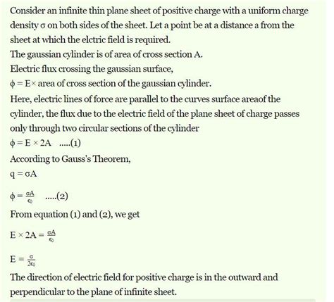 derive the formula for the electric field induced by a uniformly ...