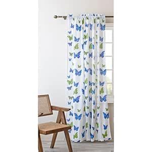 Buy HOMEMONDE Cotton Sheer Curtain for Long Door - Sun Light Filtering ...
