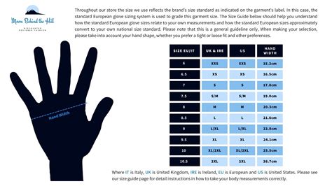 Girl Gloves Size Chart at Cooper Mcguigan blog