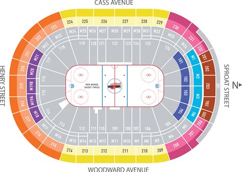 Download HD Partial Season Pricing - Little Caesars Arena Seating Chart ...