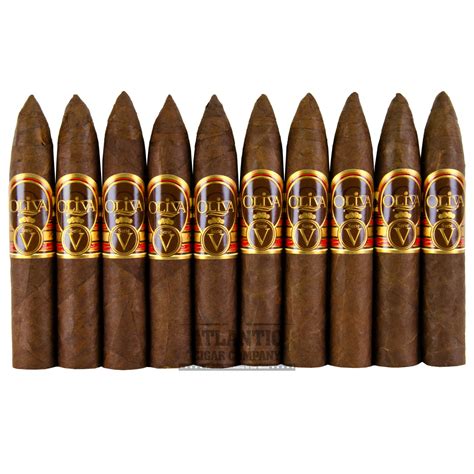 Oliva Serie V Cigars Belicoso 10-Pack | Atlantic Cigar Co.