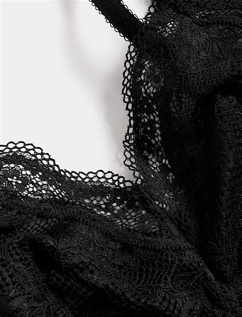 Buy Jasmine Lace Non Wired Bralette (A-E) at Marks & Spencer