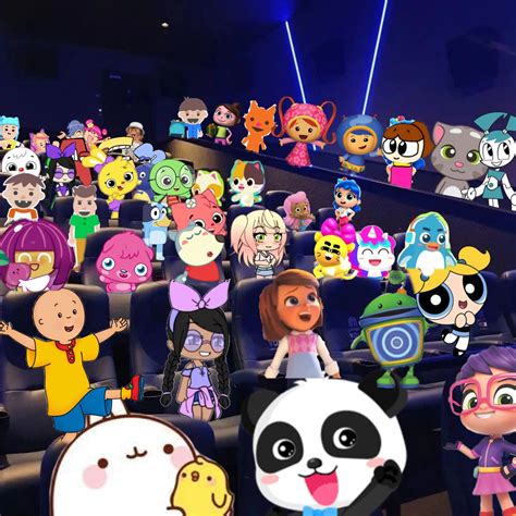 Characters in Movie Theater by GenniferVitoria on DeviantArt