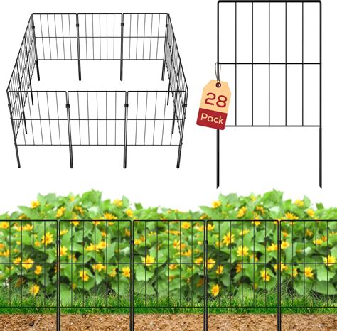 Amazon.com : 28 Pack Animal Fence Barrier, No Dig Fence Barrier, Fence ...