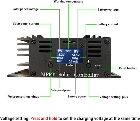 Buy Boost MPPT Solar Charge Controller 12A 24V/36V/48V/60V/72V Lead ...