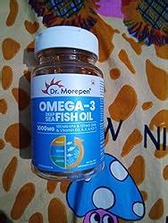 DR. MOREPEN Omega 3 | Deep Sea Fish Oil Triple Strength | 1250mg with ...