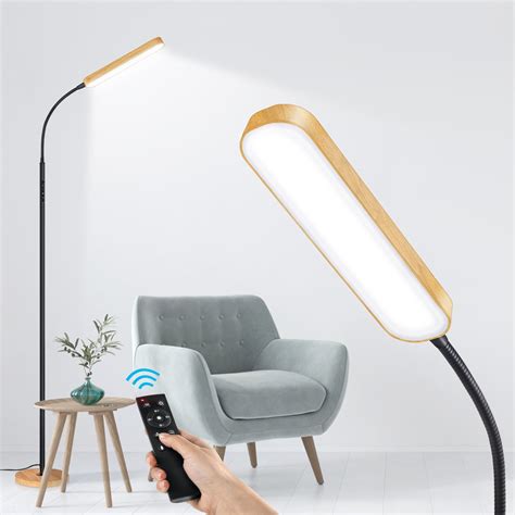 Outon LED Reading Floor Lamp with Remote &Touch Control-4 Color ...