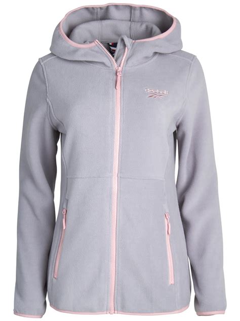 Reebok Womens Fleece Lightweight Fleece Jacket - Walmart.com