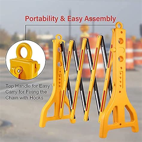 ZJDYDY Portable Road Safety Barriers with Reflectors, India | Ubuy