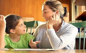 Image result for Child Talking with Adult