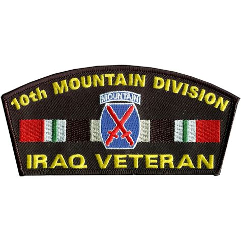 Mitchell Proffitt Army 10th Mountain Division Logo Iraq Veteran Patch ...