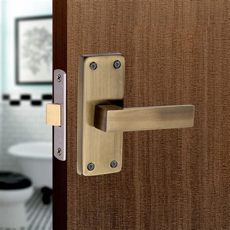 SARDAR Fortuna Black Silver 7 Inch Iron Handle Set|2 Keys | 6 Lever ...