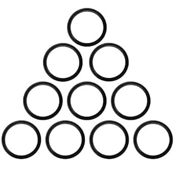 DERNORD 3" Tri Clamp Buna-N (NBR) Sanitary Gasket Fits Tri-Clover Type ...