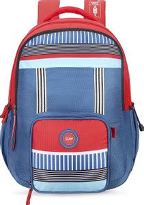 SKYBAGS WOKE PRO 04 SCHOOL BACKPACK RED NAVY 35 L Backpack Red Navy ...